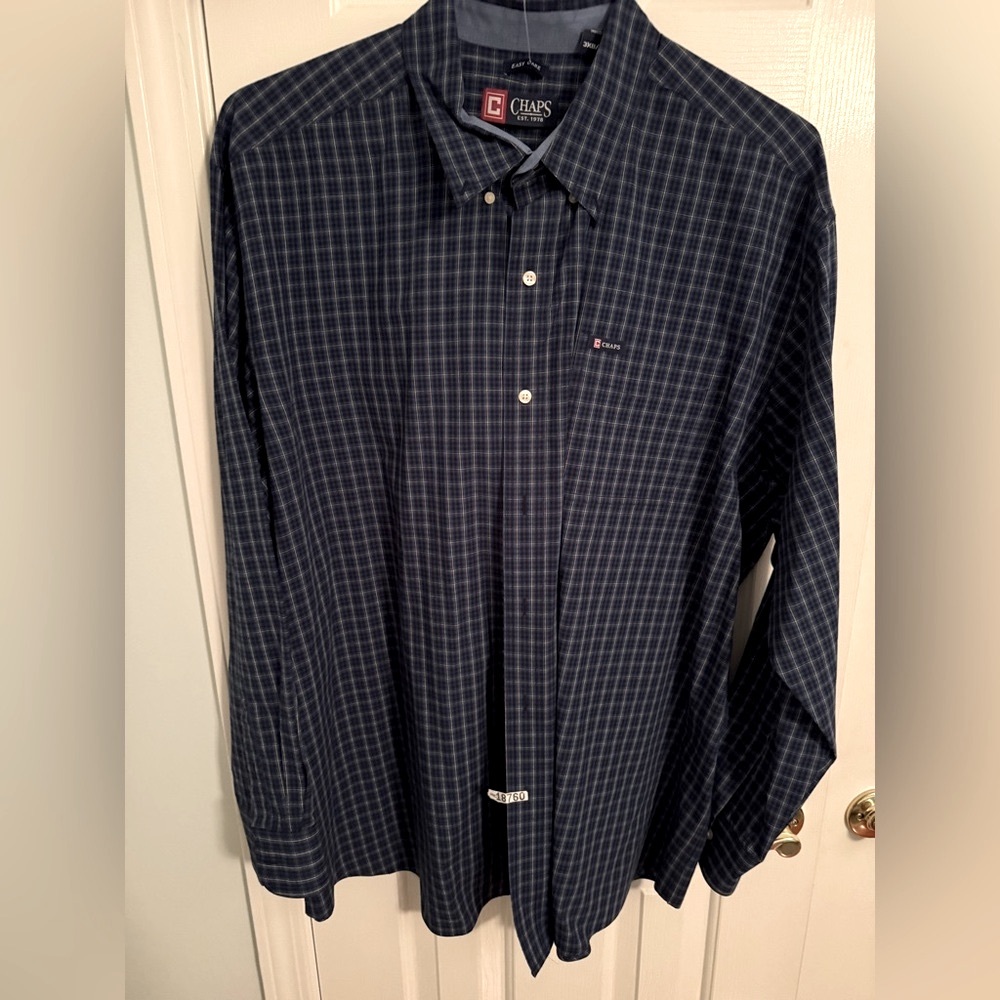 Chaps Easy Care Checkered Men's Shirt